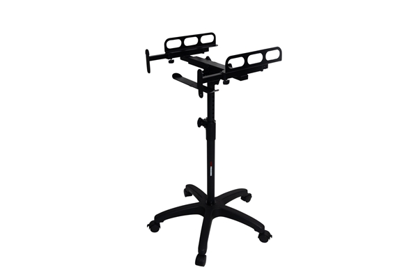 Gator Frameworks - GFW-MIXERCART-0400 Stand regolabile su ruote per mixer, controller e unità rack Gator Frameworks - GFW-MIXERCART-0400 Stand regolabile su ruote per mixer, controller e unità rack