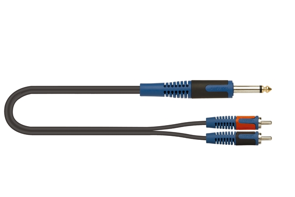 Quik Lok - RKSA/160-5 Jack Mono/2 RCA Maschio