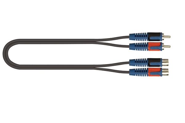 Quik Lok - RKSA/180-5 - 2 RCA Maschio/2 RCA Femmina