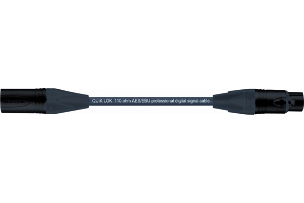 Quik Lok - C-AES/EBU-2 Cavo Digitale AES/EBU 2 mt