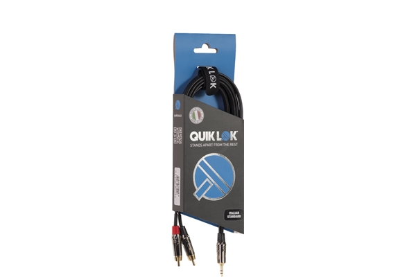 Quik Lok - ITST/J352RCA-5 Jack Stereo/2 RCA 5 mt