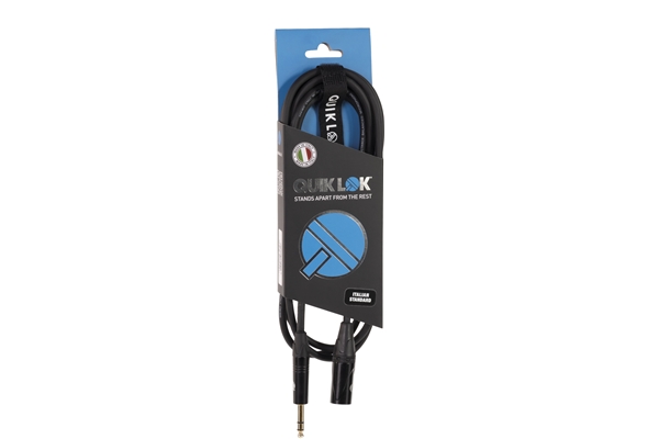 Quik Lok - ITST/MJS-10 B XLR Maschio/Jack Stereo