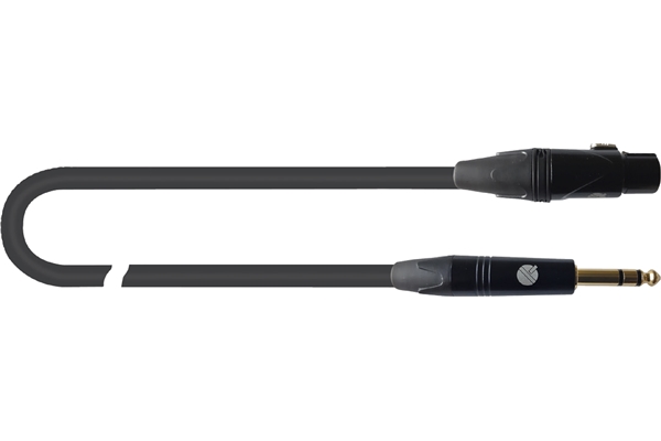 Quik Lok - ITST/FJS-10 B XLR Femmina/Jack Stereo