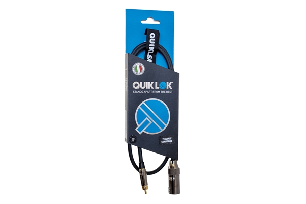 Quik Lok - ITST/MRCA-1 XLR M/RCA 1 mt