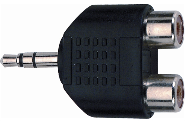 Quik Lok - AD/273 Adattatore audio Jack stereo/ 2 RCA F
