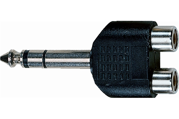 Quik Lok - AD/272 Adattatore audio 2 RCA F/Jack 6.3