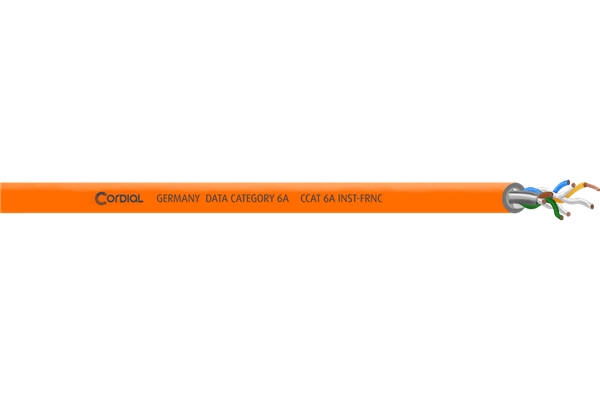 Cordial - CCAT 6A INST-ORANGE 100 FRNC