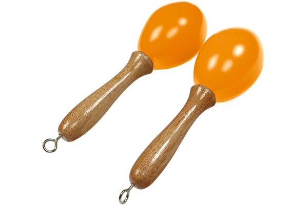 Tanga - MARACAS-JAUNE-S Maracas piccole in legno - Gialle