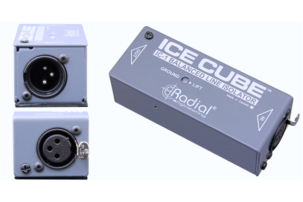 Radial Engineering - IceCube™ IC-1 Isolatore di Linea Bilanciato e Hum Eliminator
