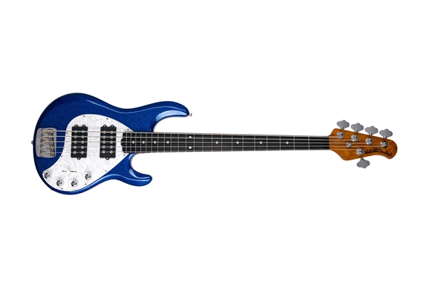 StingRay Special 5 HH Tectonic Blue Sparkle Tastiera Ebano