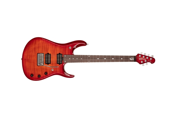 John Petrucci 6 Figured Top Dragon Blood Flame Tastiera Palissandro