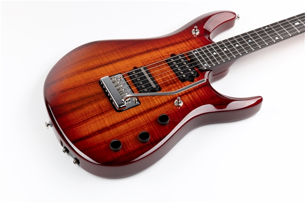 Music Man - John Petrucci 6 Figured Top Koa Tastiera Ebano