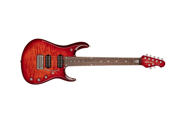 John Petrucci 7 Figured Top Dragon Blood Flame Tastiera Palissandro