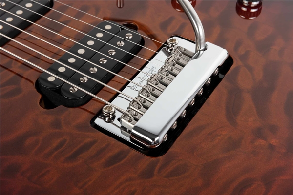 Music Man - JP15 7 String Tiger Eye Quilt Top