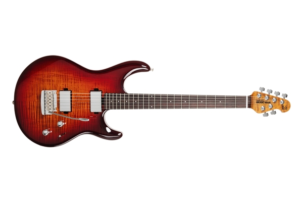 Music Man - Luke 4 HH Maple Top Afterburn