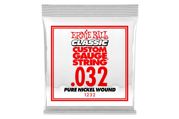 Ernie Ball - 1232 Pure Nickel Wound .032
