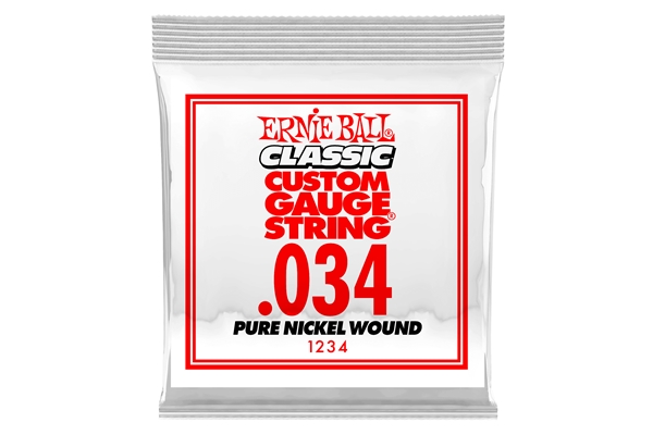 Ernie Ball - 1234 Pure Nickel Wound .034