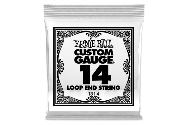 Ernie Ball - 1314 Stainless Steel Plain Loop End .014