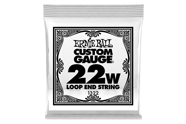 Ernie Ball - 1322 Stainless Steel Wound Loop End .022