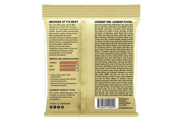 Ernie Ball - 2004 Earthwood 80/20 Bronze Light 11-52
