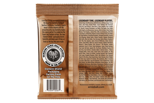 Ernie Ball - 2145 Earthwood Custom Light Phosphore Bronze