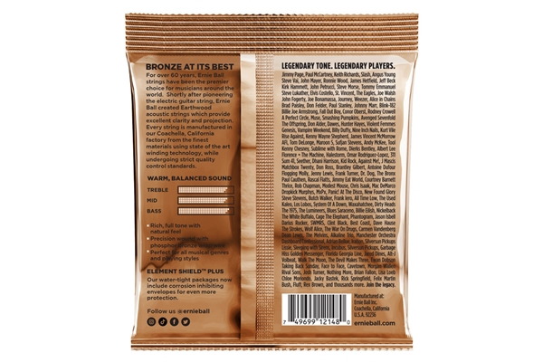 Ernie Ball - 2148 Earthwood Phosphor Bronze Light 11-52