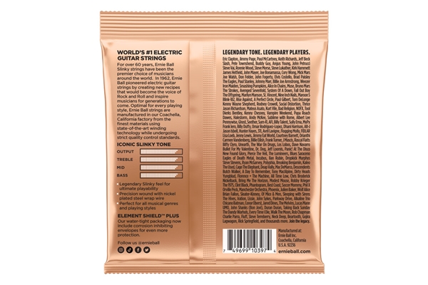 Ernie Ball - 2224 Nickel Wound Turbo Slinky 9,5-46