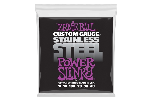 Ernie Ball - 2245 Stainless Steel Power Slinky 11-48
