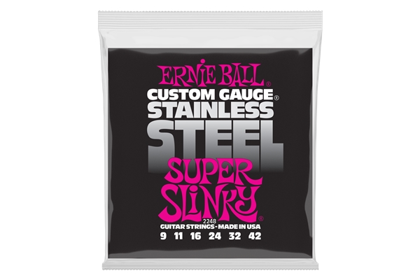 Ernie Ball - 2248 Stainless Steel Super Slinky 9-42