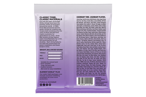 Ernie Ball - 2327 Conc/Ten BE Uku Strings Wound G