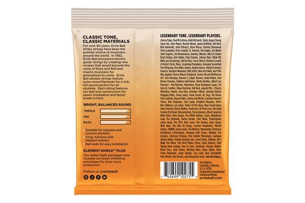 Ernie Ball - 2329 Nylon Ukulele Strings Clear
