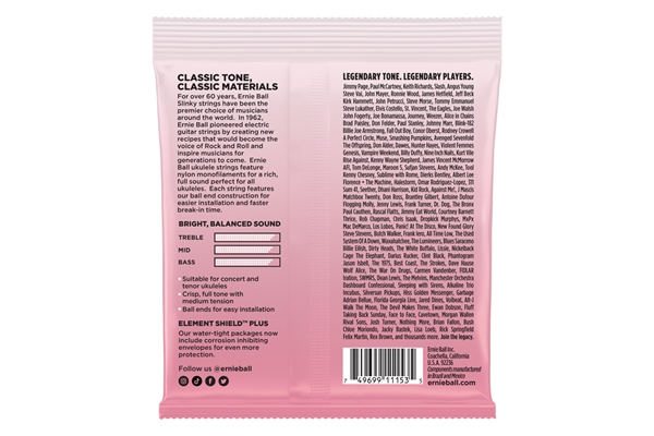 Ernie Ball - 2330 Conc/Ten BE Uku Strings Wound G