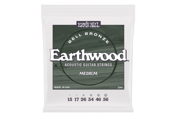 Ernie Ball - 2344 Earthwood Bell Bronze Acoustic Medium 13-56