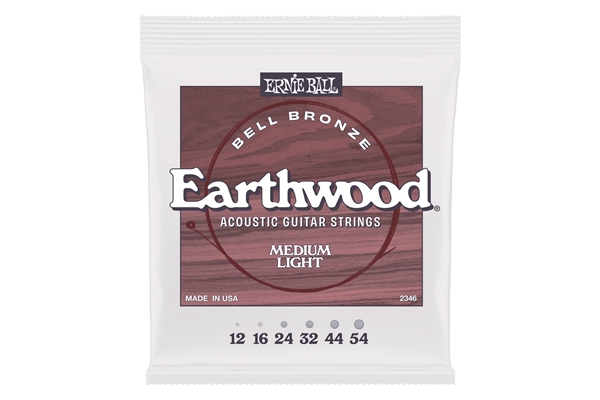 Ernie Ball - 2346 Earthwood Bell Bronze Acoustic Medium Light 12-54