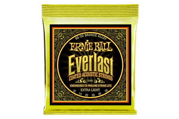 2560 Everlast Coated 80/20 Bronze Extra Light 10-50