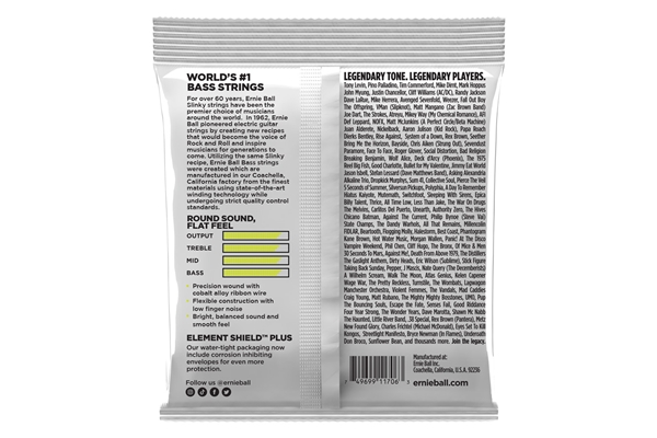 Ernie Ball - 2818 Slinky Short Scale Flatwound El Bass 45-105