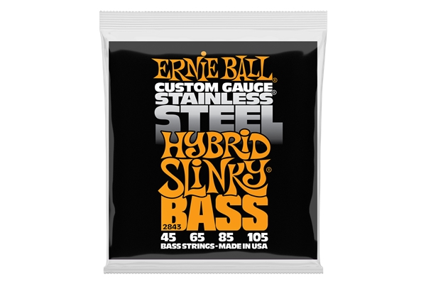 Ernie Ball - 2843 Hybrid Slinky Stainless Steel 45-105