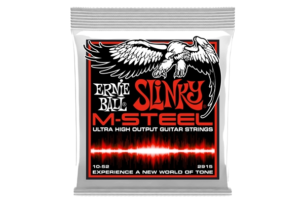 Ernie Ball - 2915 M-Steel Skinny Top Heavy Bottom Slinky 10-52