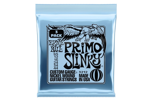 Ernie Ball - 3212 Primo Slinky Nckl Wnd3 Pk 9.5 44