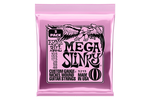 Ernie Ball - 3213 Mega Slinky NcklWnd 3 Pk 10.5 4