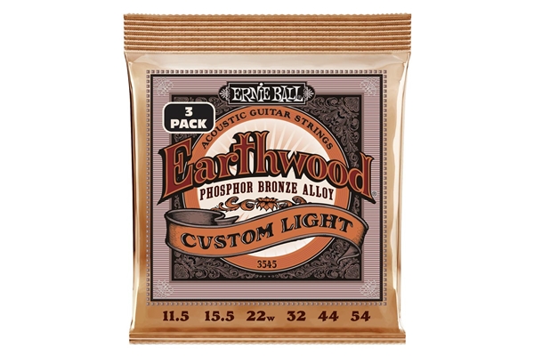 Ernie Ball - 3545 Erthwd Custom Light Phos 11.5 54