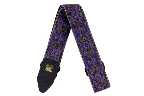 4164 Tracolla Purple Paisley Jacquard