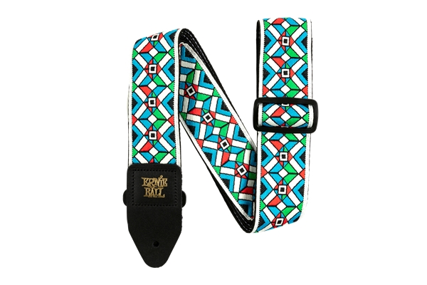 4659 Tracolla Kaleidoscope Blue Jacquard