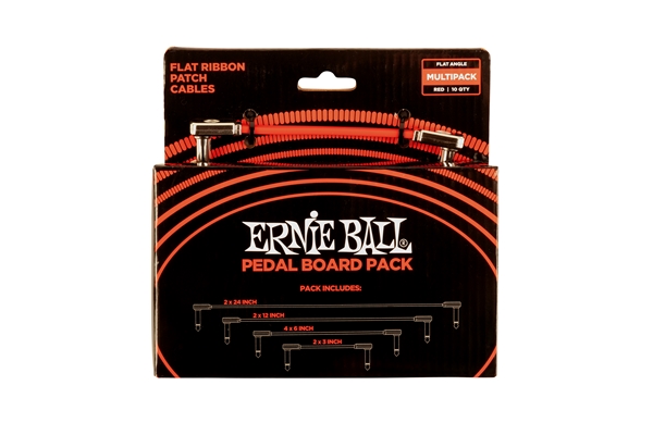 6404 Flat Ribbon Patch Cables Red Multi-pack