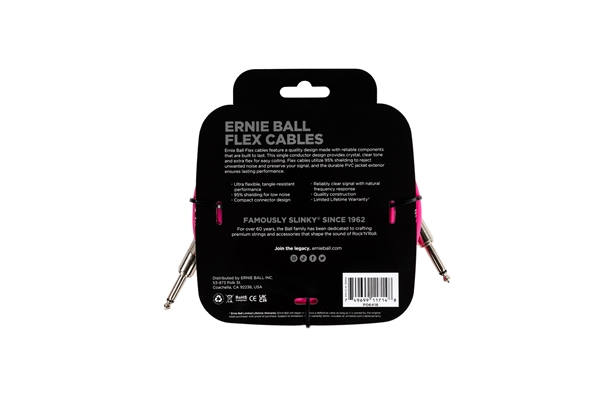 Ernie Ball - 6418 Flex Cable Pink 6m
