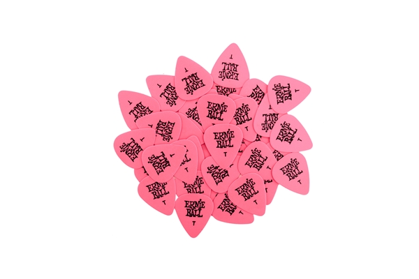 Ernie Ball - Plettri Standard Rosa Thin, Busta da 144