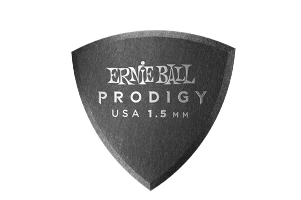 Ernie Ball - 9331 Plettri Prodigy Shield Black 1,5 mm Busta 6