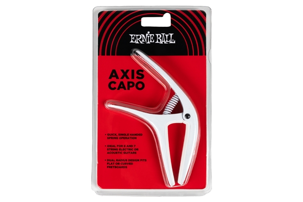 Ernie Ball - 9616 Axis Dual Radius Capo White