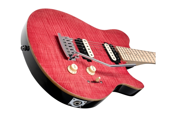 Sterling by Music Man - Axis AX3 Flame Maple Stain Pink