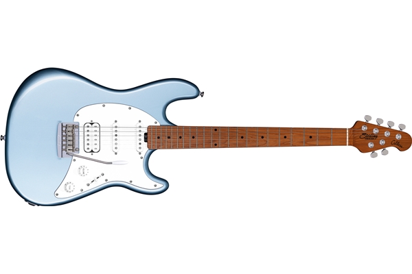 Sterling by Music Man - Cutlass HSS Firemist Silver Tastiera Acero Roasted